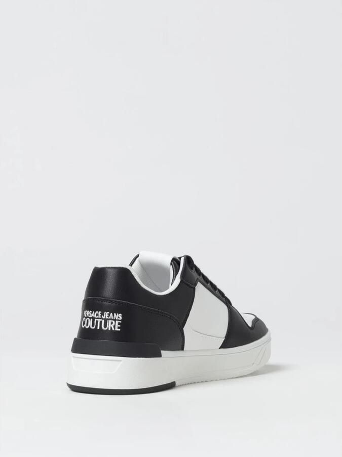 Versace Witte lage sneakers met logo Multicolor Heren