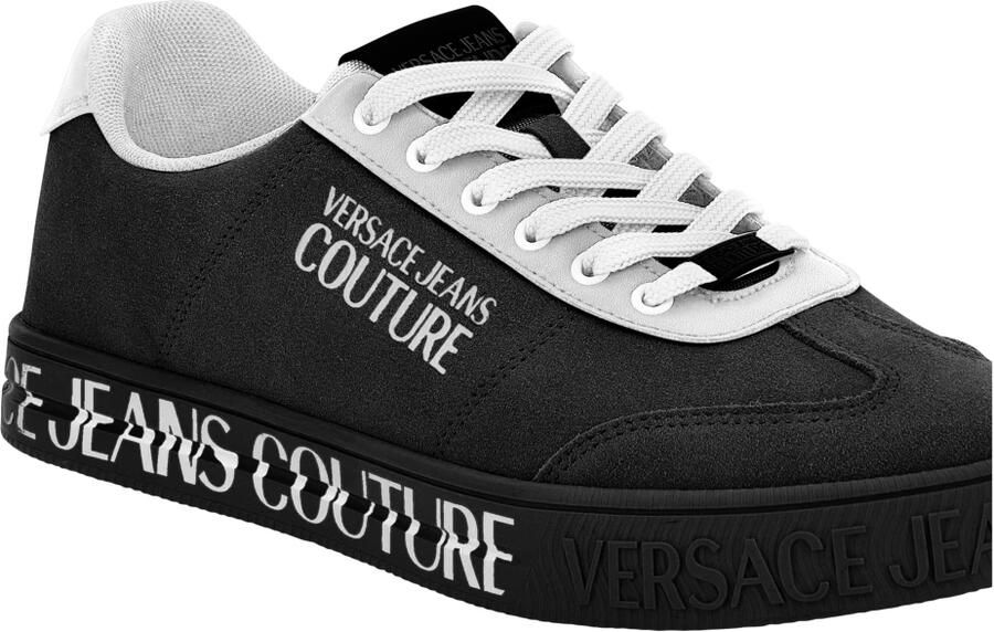 Versace Jeans Couture Suede sneakers Black Heren