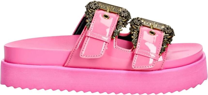 Versace Jeans Couture Platform Slippers
