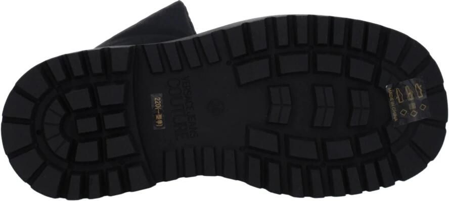 Versace Jeans Couture Zwarte Eco Leren Laarzen voor Vrouwen Black Dames - Foto 4