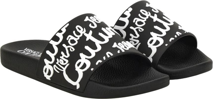 Versace Jeans Couture Slippers & Mules Fondo Shelly Dis. Sq1 in wit - Foto 3