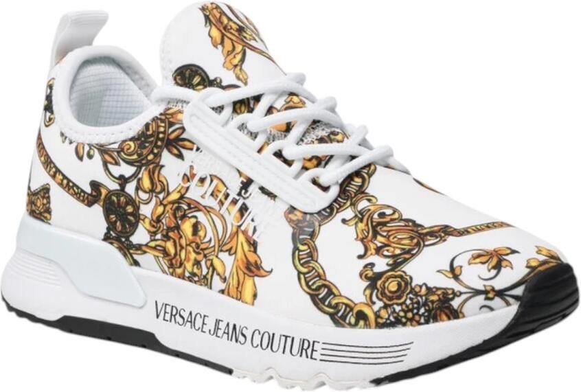 Versace Jeans Couture Sneakers with Logo Wit Dames - Foto 4