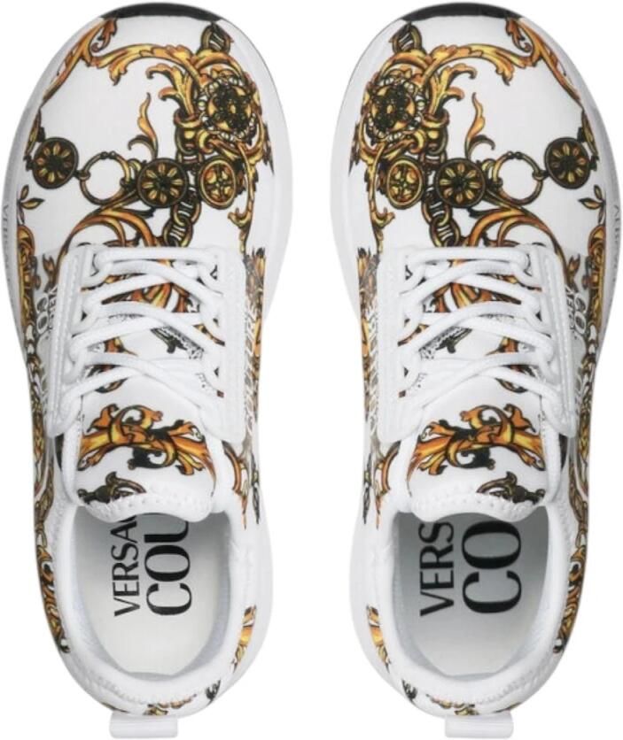 Versace Jeans Couture Sneakers with Logo Wit Dames - Foto 3