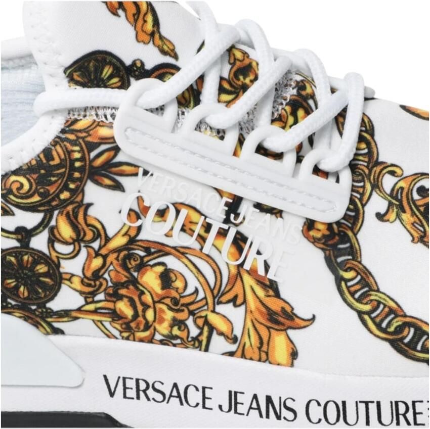 Versace Jeans Couture Sneakers with Logo Wit Dames - Foto 2