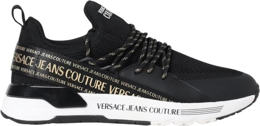 Versace Jeans Couture Zwarte Sneakers voor Vrouwen Aw24 Black Dames - Foto 2