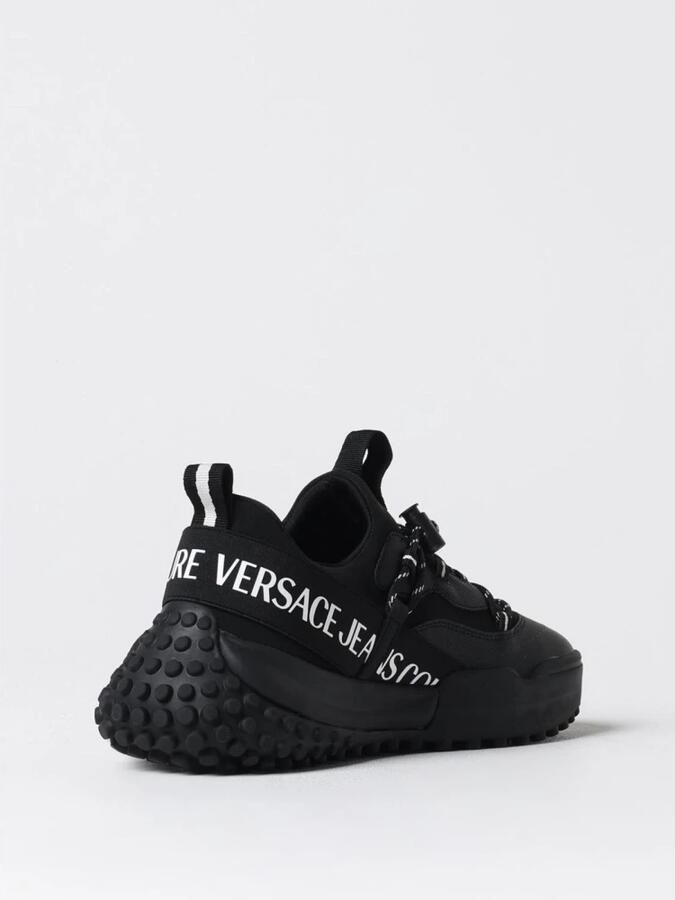 Versace Jeans Couture Stijlvolle Sneakers met Quick-lace Sluiting Black Heren