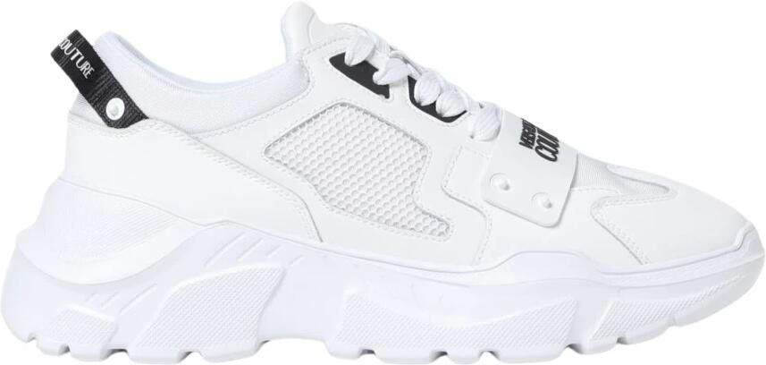 Versace Jeans Couture Chain Reaction Sneaker White Leather Chunky Sole - Foto 7