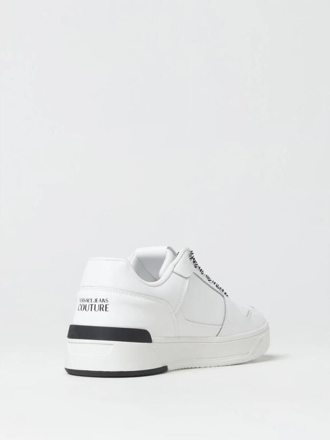 Versace Jeans Couture Lage leren sneakers met uitneembare binnenzool