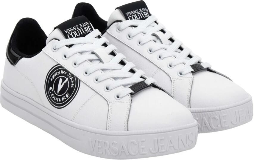 Versace Jeans Couture LowTop Leather Sneakers Wo White - Foto 2