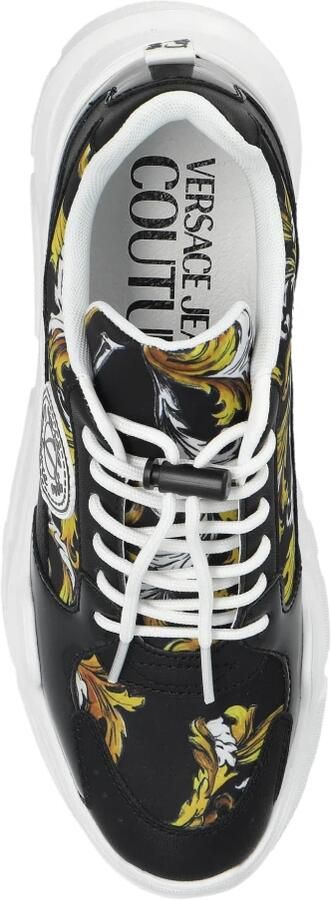 Versace Jeans Couture Low-Top Sneakers Fondo Speedtrack Dis. Sc7 in zwart
