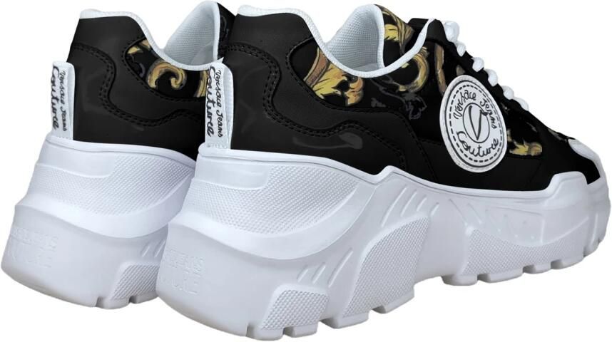 Versace Jeans Couture Low-Top Sneakers Fondo Speedtrack Dis. Sc7 in zwart - Foto 2