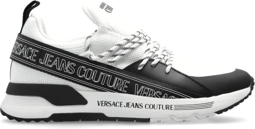 Versace Jeans Couture Sportieve bodysuits met logo-opdruk
