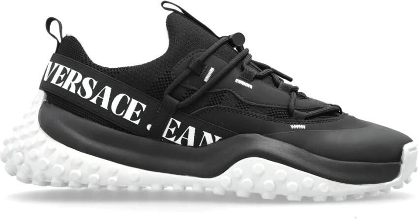 Versace Jeans Couture Versace Couture Heren Sneakers Zwart 80YA3SN2-ZSE12 899 Hyber - Foto 2