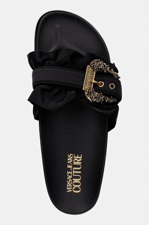 Versace Jeans Couture Versace Couture Dames Slipper Zwart VA3SM5 899 Arizona - Foto 5