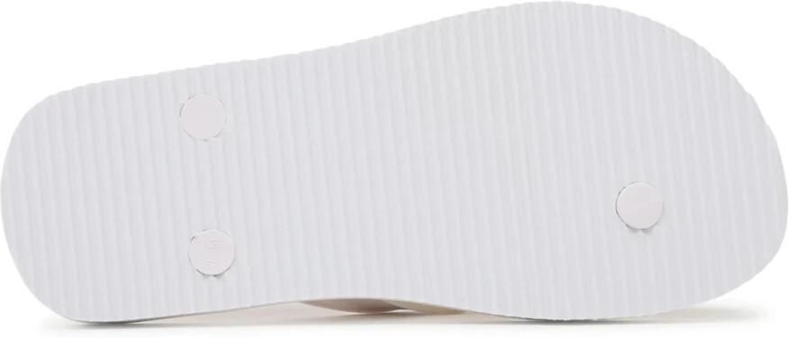 Versace Jeans Couture Abstracte Logo Flip Flops White Dames - Foto 3