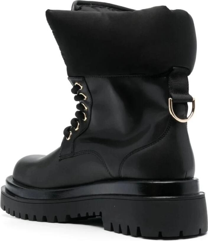 Versace Jeans Couture Zwarte Eco Leren Laarzen voor Vrouwen Black Dames - Foto 2