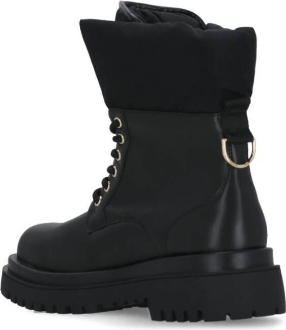 Versace Jeans Couture Zwarte Eco Leren Laarzen voor Vrouwen Black Dames - Foto 5
