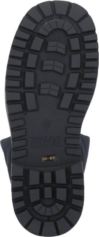 Versace Jeans Couture Zwarte Eco Leren Laarzen voor Vrouwen Black Dames - Foto 3