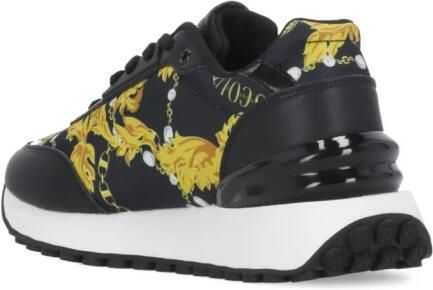 Versace Jeans Couture Multicolor Abstract Vetersluiting Sneakers Black Dames - Foto 5