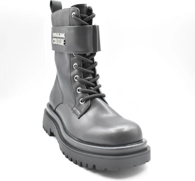 Versace Jeans Couture Zwarte platte schoenen - Foto 2