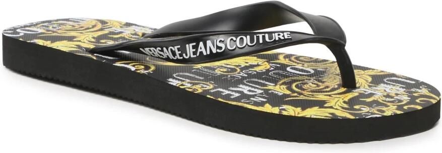 Versace Jeans Couture Logo Couture Flip flops Zwart Dames - Foto 3