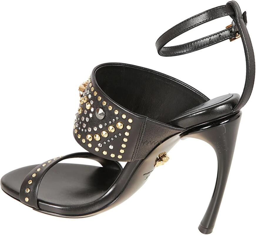 Versace La Medusa 105 Studded Leather Sandals - Foto 2