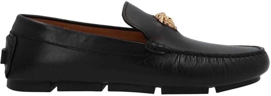 Versace Zwarte platte schoenen Black Heren - Foto 2