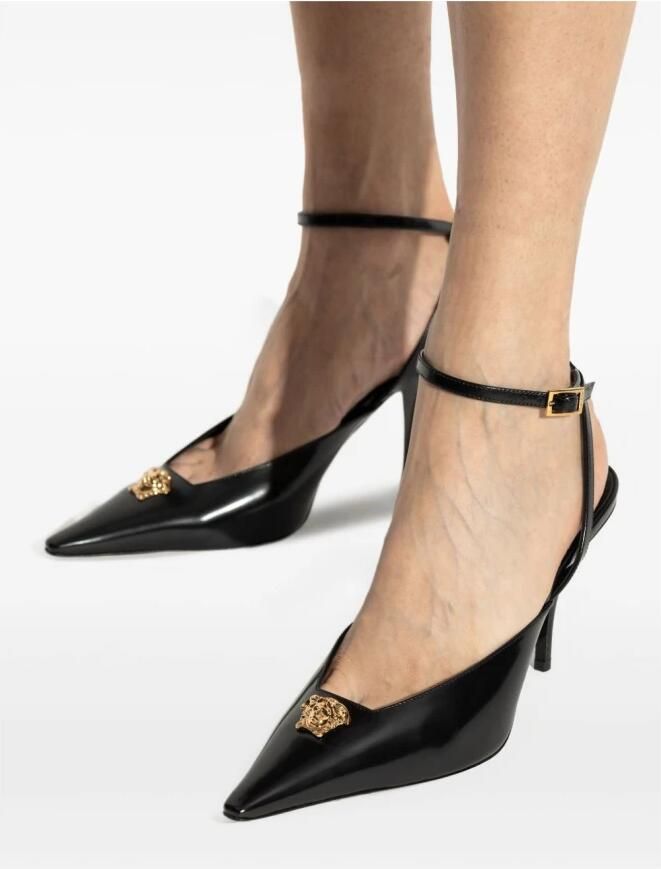 Versace Medusa Décolleté Slingback Stiletto Hak - Foto 2