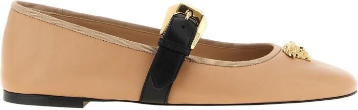 Versace La Medusa Nappa Ballerina's