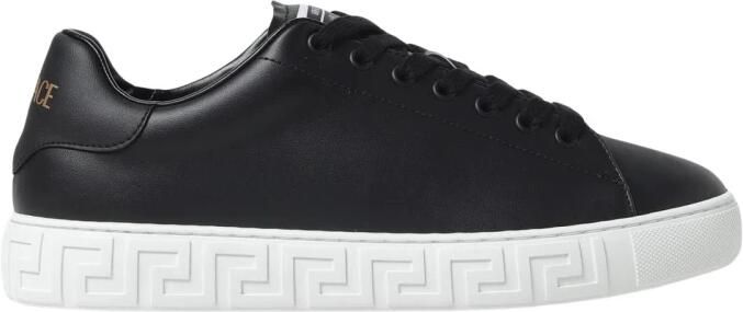 Versace Platte schoenen met kenmerkende reliëf details Black Heren - Foto 9