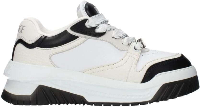 Versace Leather Low Top Sneakers