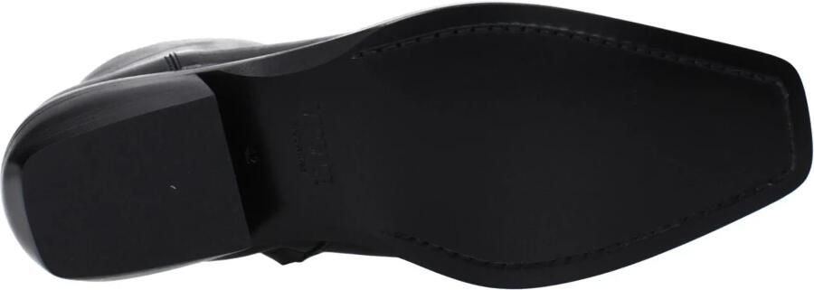 Versace Zwarte Leren Enkellaarzen Black Heren - Foto 3