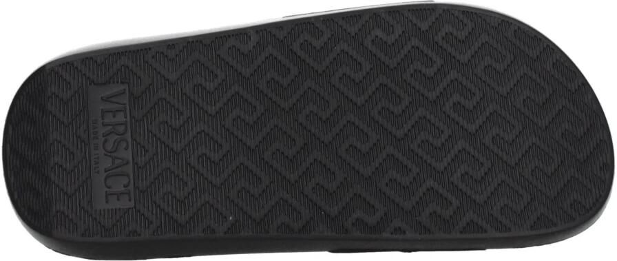 Versace Gouden Medusa Biggie Slides Black Dames