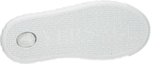 Versace Leren Sneakers met Logo aan de Voorkant en Vetersluiting - Foto 2