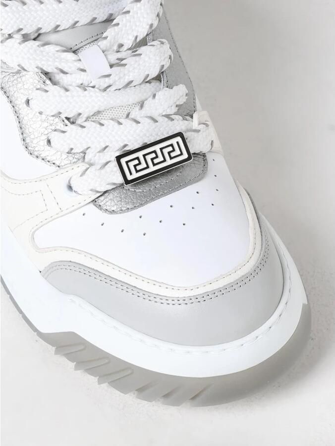 Versace Grijze Sneakers voor nen Aw24 White