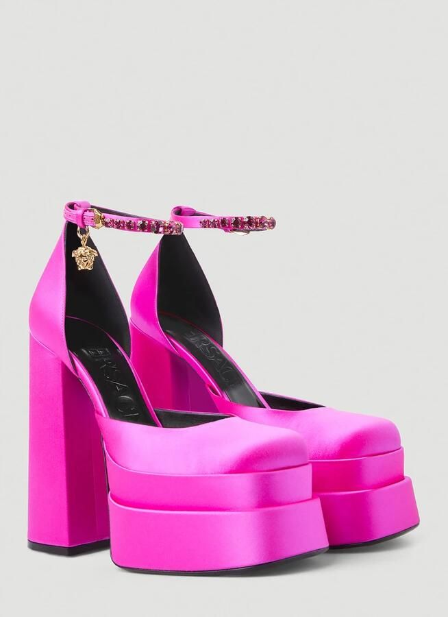 Versace Medusa Aevitas Platform Hakken - Foto 4