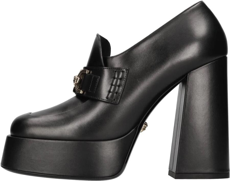 Versace Zwarte Aevitas Platform Loafers Black Dames