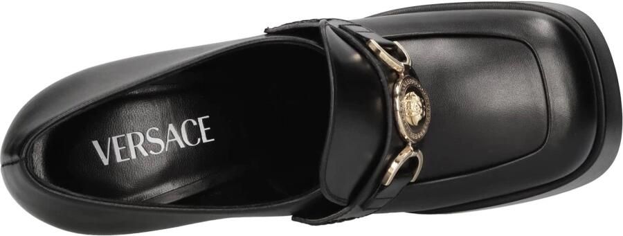 Versace Zwarte Aevitas Platform Loafers Black Dames - Foto 4