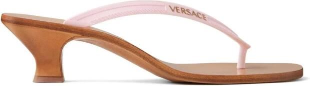 Versace Medusa Chain Sandalen met Hak