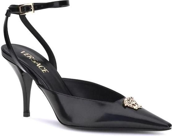 Versace Medusa Décolleté Slingback Stiletto Hak - Foto 1