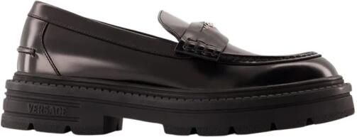 Versace Medusa Studded Platform Loafers