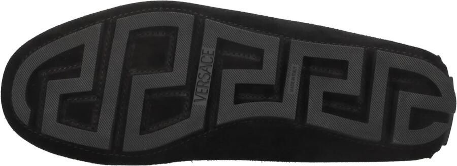 Versace Zwarte Suède Loafers met Biggie Medusa Black Heren - Foto 2