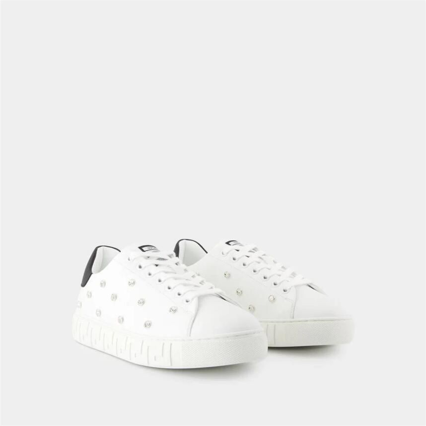 Versace Medusa Versierde Leren Sneakers - Foto 2