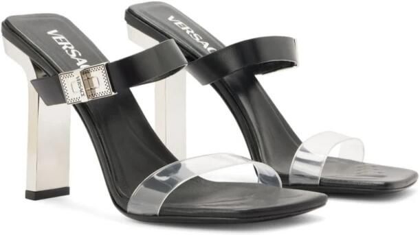 Versace Metalen Hak Instap Sandalen