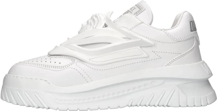 Versace Odissea Sneakers Leer Medusa Hoofd Track Zool White - Foto 2