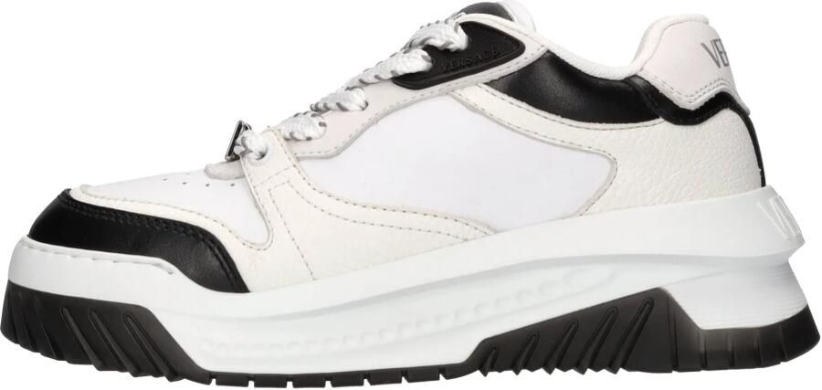 Versace Witte Sneakers met Greca Motif Logo White Dames