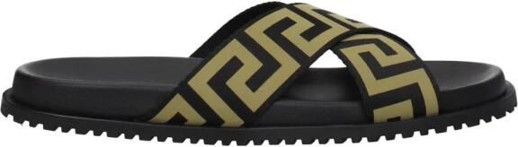 Versace Open Casual Slippers van Stof