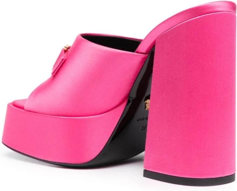 Versace Medusa 95 platform mules Roze Dames