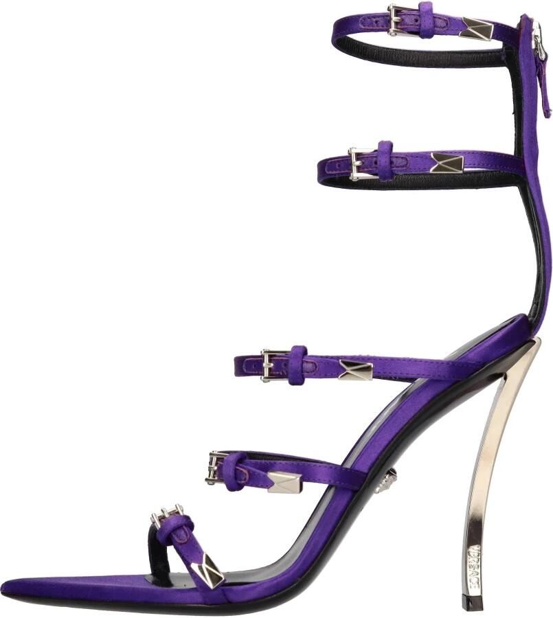 Versace Pin-Point hak sandalen Purple Dames - Foto 2