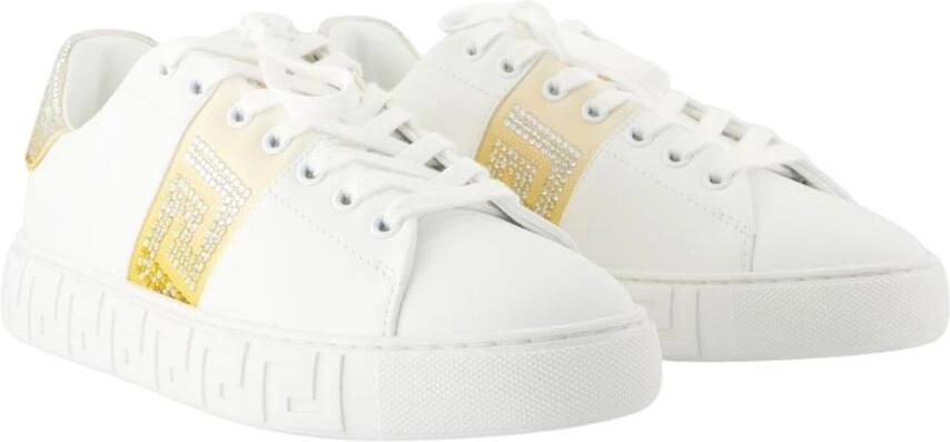 Versace Signature Greca Motif Platform Sneakers